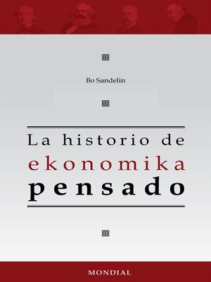 cover image of La historio de ekonomika pensado (fakliteraturo en Esperanto)
